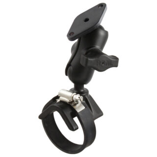 RAM Kit Fascetta Doppia Sfera 2" - 3" con Piastra a rombo - Corto Ram Mounts RAM-B-108-A-STRAP40-238