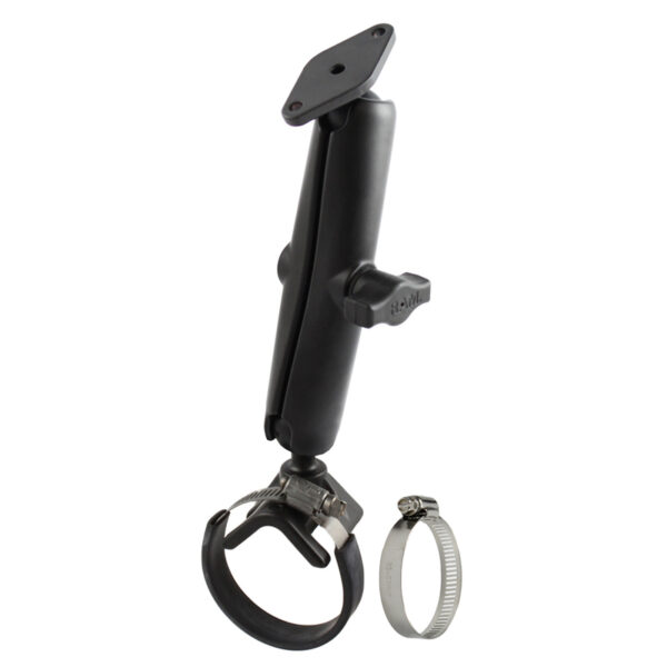 RAM Doppia Cinghia A Sfera Tubo Clamp Mount con Piastra a rombo - Lunga Ram Mounts RAM-B-108-C-238