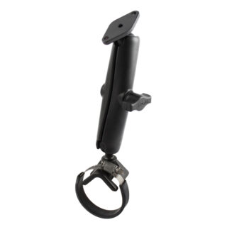 RAM Kit Fascetta Doppia Sfera 2" - 3" con Piastra a rombo - Lunga Ram Mounts RAM-B-108-C-STRAP40-238
