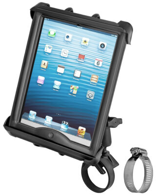 RAM® Tab-Tite™ Mount with Strap Hose Clamp for iPad with Case + More Ram Mounts RAM-B-108-TAB8