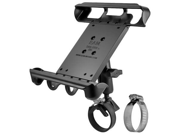 RAM Tab-Tite Mount con fascetta stringitubo per iPad con custodia più altro Ram Mounts RAM-B-108-TAB8U - immagine 2