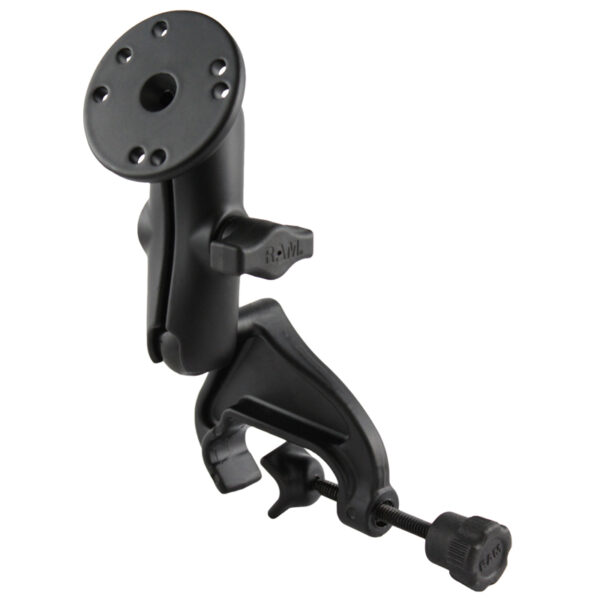 Supporto a morsetta yoke clamp con sfera piana compatibile con Cradle per Tablet Ram Mounts