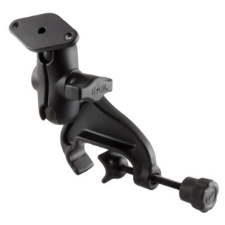 RAM® Double Ball Yoke Clamp Mount with Diamond Plate Ram Mounts RAM-B-121-A-238