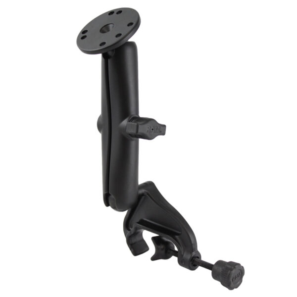 RAM Supporto per Morsetto  a Doppia Sfera con Piastra Tonda - Lunga Ram Mounts RAM-B-121U-C