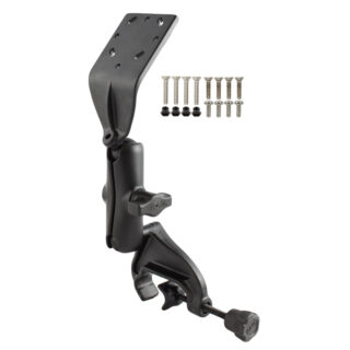 RAM® Double Ball Yoke Mount with Angled Plate & Garmin Mounting Hardware Ram Mounts RAM-B-125-G1