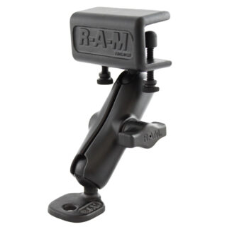 RAM Doppia Sfera Glare Shield Morsetto Mount con Adattatore Specchio da Sci Ram Mounts RAM-B-126BU