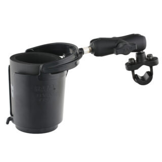 RAM Level Cup 16oz Portabevande con base U-Bolt - 1" - 1.25" Binari Ram Mounts RAM-B-132-1RU