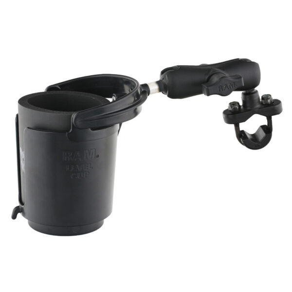 RAM® Level Cup™ 16oz Drink Holder with Handlebar U-Bolt Base Ram Mounts RAM-B-132R