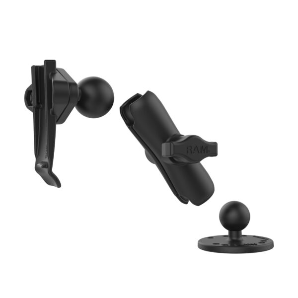 RAM Drill-Down Mount con supporto per clip per spine Garmin Ram Mounts RAM-B-138-GA76U - immagine 3