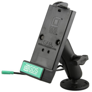 GDS® Powered Phone Dock with Drill-Down Double Ball Mount Ram Mounts RAM-B-138-GDS-DOCK-V1U
