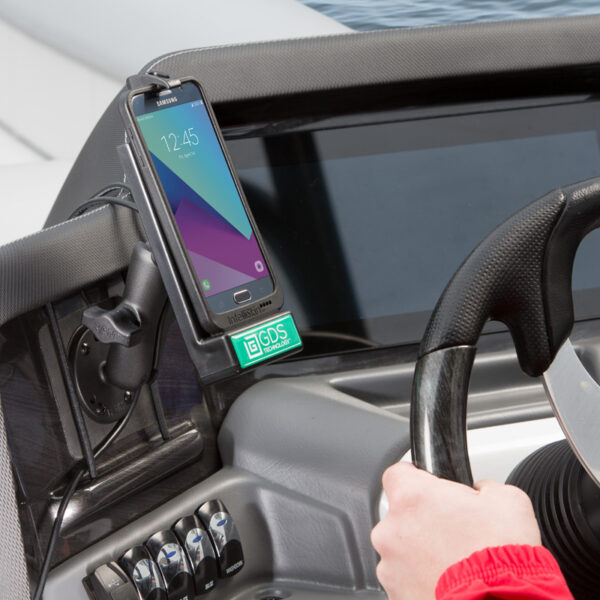 GDS® Powered Phone Dock with Drill-Down Double Ball Mount Ram Mounts RAM-B-138-GDS-DOCK-V1U - immagine 3