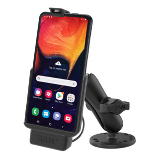 RAM EZ-Roll'r Supporto Drill-Down alimentato per Samsung XCover Pro Ram Mounts RAM-B-138-SAM9PU
