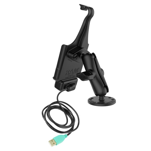 RAM EZ-Roll'r Supporto Drill-Down alimentato per Samsung XCover Pro Ram Mounts RAM-B-138-SAM9PU - immagine 3