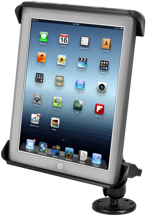 RAM Tab-Tite Drill-Down Supporto per Tablet di Grandi Dimensioni Ram Mounts RAM-B-138-TAB-LG