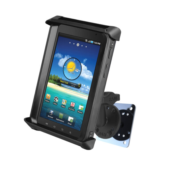 RAM® Tab-Tite™ Drill-Down Mount with Backing Plate for Small Tablets Ram Mounts RAM-B-138-TAB4-225BU - immagine 2