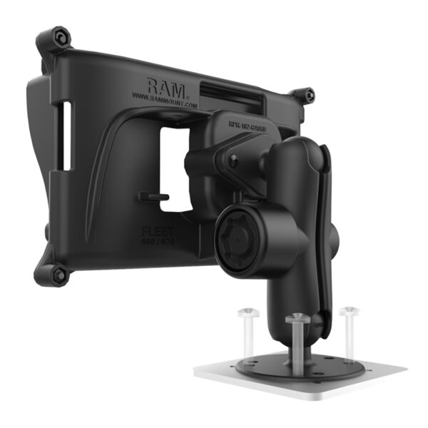 RAM® Pin-Lock™ Mount with Backer Plate for Garmin fleet 660/670 Ram Mounts RAM-B-138B-GA66LU - immagine 4