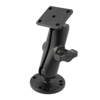 RAM Drill-Down Doppio Supporto a Sfera con Piastra AMPS Rettangolo - Medio Ram Mounts RAM-B-139U