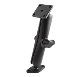 RAM Doppio Montaggio a Sfera con Piastre AMPS a 2 e 4 Fori - Lungo Ram Mounts RAM-B-140U-C