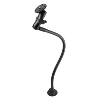 Braccio flessibile RAM da 18" con doppio supporto a sfera e perno filettato da 1/4"-20 Ram Mounts RAM-B-141-1890