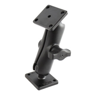 RAM Drill-Down Doppio Supporto a Sfera con Piastre Rettangolari AMPS - Medio Ram Mounts RAM-B-141U
