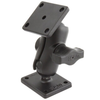 Supporto Ram Mounts RAM-B-141U-A con braccio corto e doppia sfera con base quadrata AMPS