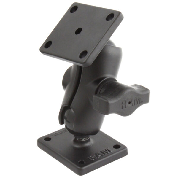 Supporto Ram Mounts RAM-B-141U-A con braccio corto e doppia sfera con base quadrata AMPS