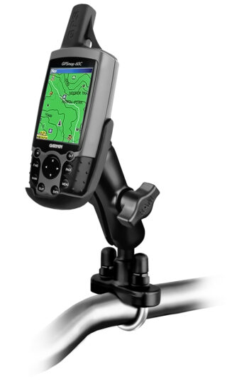 RAM Supporto Cavallotto Manubrio per Garmin Astro 220, GPS 60, GPSMAP più Altro Ram Mounts RAM-B-149-GA12
