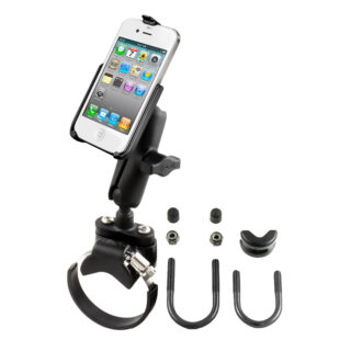RAM ATV / UTV Doppio supporto a sfera per Apple iPhone 4 e 4S Ram Mounts RAM-B-149Z-2-AP9