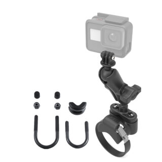 RAM® ATV/UTV Handlebar U-Bolt Mount with Action Camera Adapter Ram Mounts RAM-B-149Z-2-GOP1