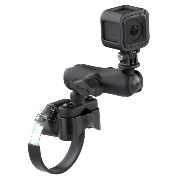 Supporto per bullone a U per manubrio RAM ATV / UTV con adattatore per action cam Ram Mounts RAM-B-149Z-2-GOP1U - immagine 2