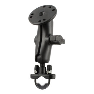 RAM® Handlebar U-Bolt Double Ball Mount with Round Plate Ram Mounts RAM-B-149Z-202