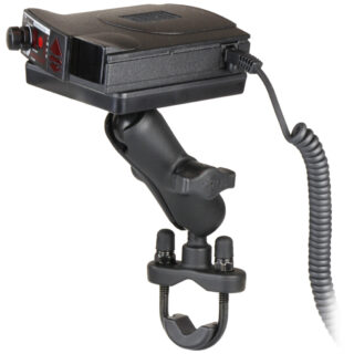 RAM Power Plate III Supporto per rilevatore radar con base a U per manubrio Ram Mounts RAM-B-149Z-300-1U