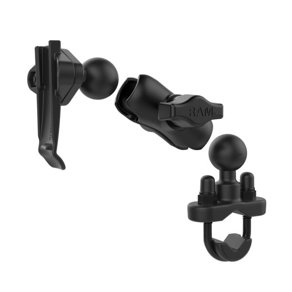 RAM Spine Clip Garmin Mount con Base U Bolt per Manubrio Ram Mounts RAM-B-149Z-A-GA76U - immagine 3