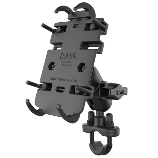 Supporto per telefono Quick-Grip con base a staffa per manubrio Ram Mounts RAM-B-149Z-A-PD3U