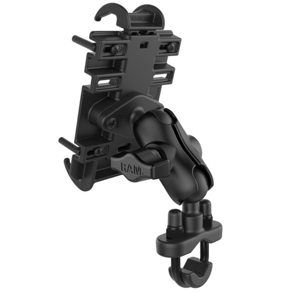 Supporto per telefono Quick-Grip con base a staffa per manubrio Ram Mounts RAM-B-149Z-A-PD3U - immagine 3