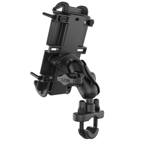 RAM® Quick-Grip™ XL Phone Mount with Handlebar U-Bolt Base Ram Mounts RAM-B-149Z-A-PD4 - immagine 3