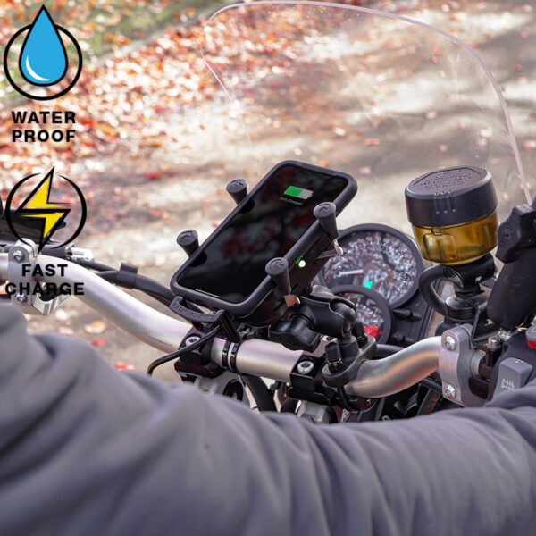 RAM® Tough-Charge™ Waterproof Wireless Charging Motorcycle Mount Ram Mounts RAM-B-149Z-A-UN12W-V7M - immagine 6
