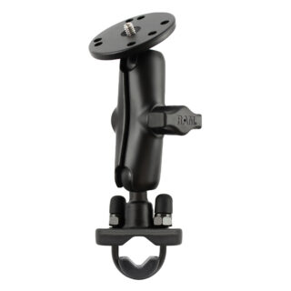 RAM® Handlebar U-Bolt Double Ball Mount 1/4"-20 Threaded Stud Ram Mounts RAM-B-149Z-C1