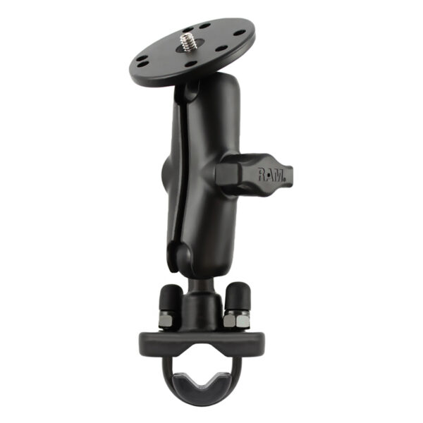 RAM® Handlebar U-Bolt Double Ball Mount 1/4"-20 Threaded Stud Ram Mounts RAM-B-149Z-C1