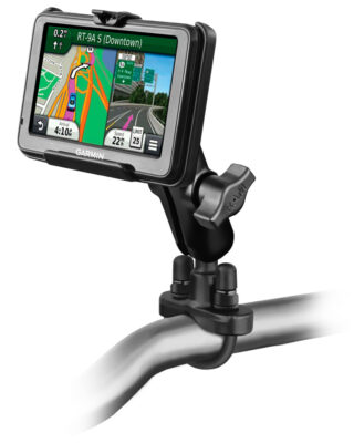 RAM® Handlebar U-Bolt Double Ball Mount for Garmin nuvi 2495LMT + More Ram Mounts RAM-B-149Z-GA25