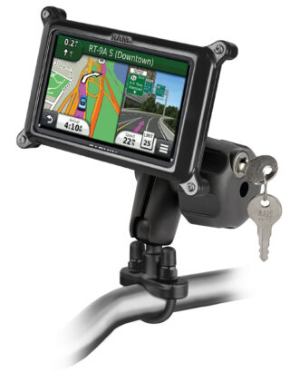 RAM Manubrio U-Bolt Mount con Custodia di Bloccaggio per Garmin nuvi più Altro Ram Mounts RAM-B-149Z-GA25LU