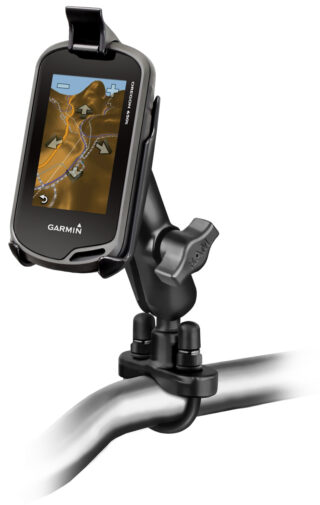RAM® Handlebar U-Bolt Double Ball Mount for Garmin Oregon Series + More Ram Mounts RAM-B-149Z-GA31