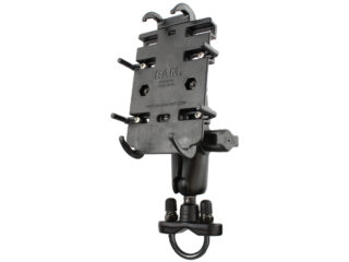 RAM® Quick-Grip™ Phone Mount with Handlebar U-Bolt Base Ram Mounts RAM-B-149Z-PD3