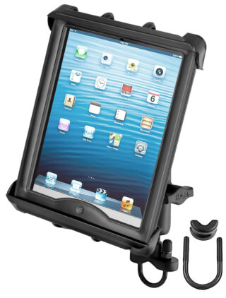 RAM® Tab-Tite™ Handlebar U-Bolt Mount for Large Tablets with Cases Ram Mounts RAM-B-149Z-TAB8