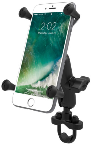 RAM® X-Grip® Large Phone Mount with Handlebar U-Bolt Base Ram Mounts RAM-B-149Z-UN10