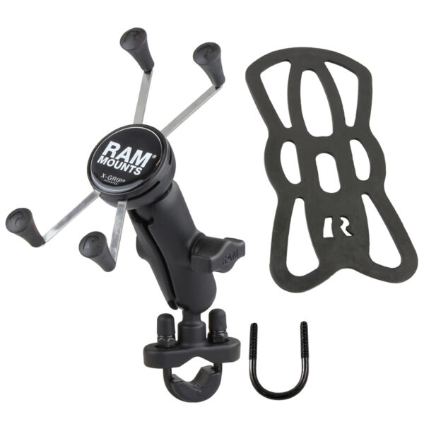 RAM® X-Grip® Large Phone Mount with Handlebar U-Bolt Base Ram Mounts RAM-B-149Z-UN10 - immagine 2