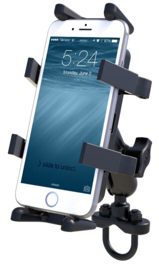 RAM® Finger-Grip™ Universal Mount with Handlebar U-Bolt Base Ram Mounts RAM-B-149Z-UN4