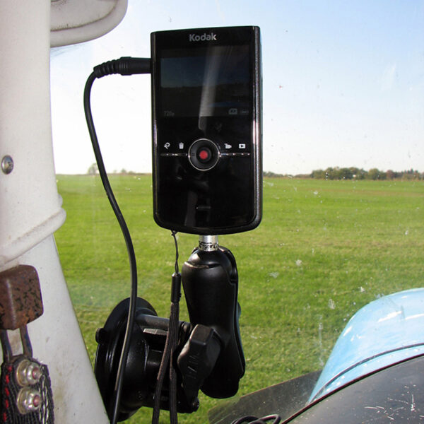 RAM® Twist-Lock™ Suction Cup Mount with 1/4"-20 Threaded Stud Ram Mounts RAM-B-166-237 - immagine 2