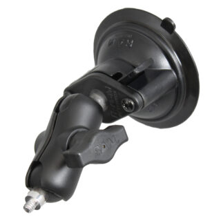 RAM Twist-Lock Supporto a ventosa con perno filettato da 1/4"-20 - Corto Ram Mounts RAM-B-166-A-237U