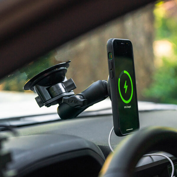 RAM® Twist-Lock™ Suction Cup Mount with Apple MagSafe Adapter Ram Mounts RAM-B-166-AP-MAG - immagine 5